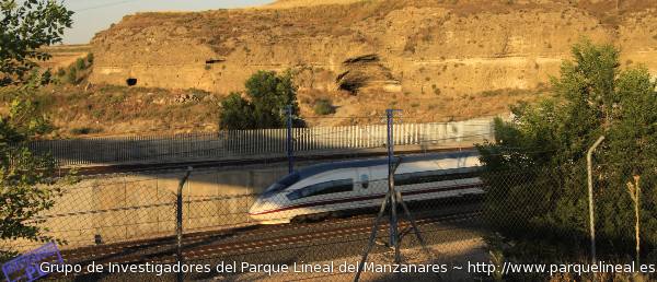 tren alta velocidad parque lineal